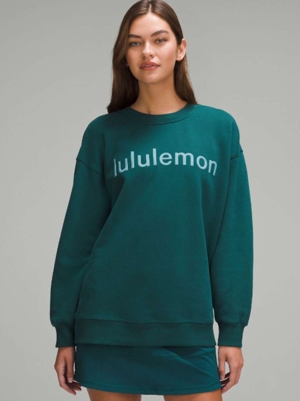 lululemon athletica Teal Crewneck Sweatshirt